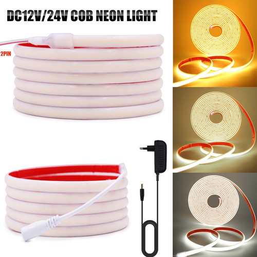 Cob neon led streifen 12v - streifen, 12v/24v