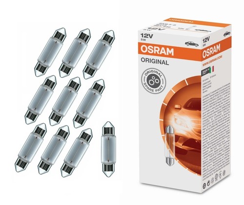 10x osram c5w 41mm soffitte - 10x,