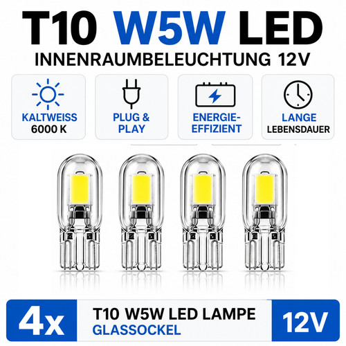 Led lampe birne t10 w5w - lampe,
